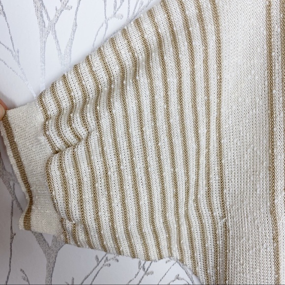 VINTAGE VIVANTI Cream Dolman Sleeve Knit Sweater - Picture 6 of 12